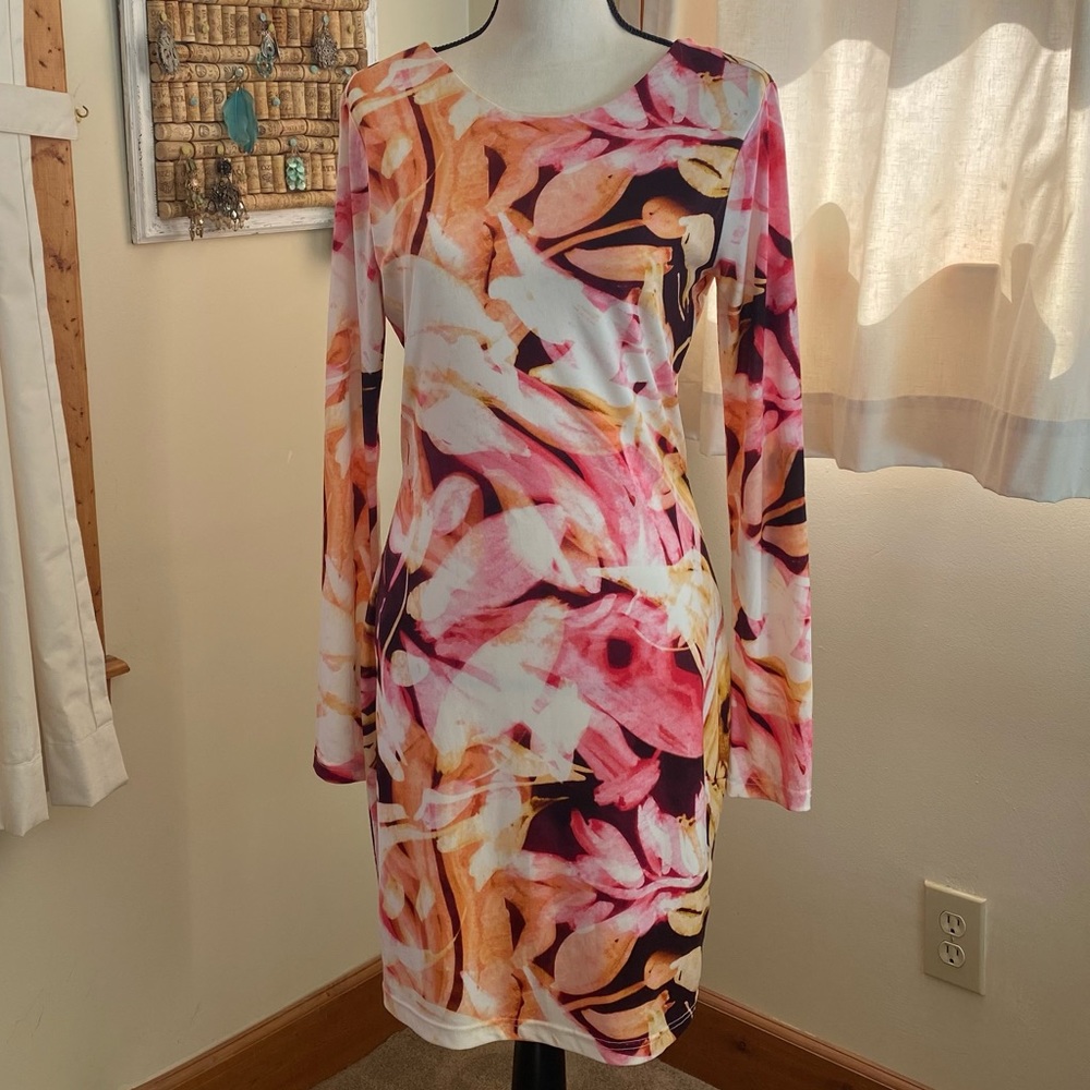 Jennifer Lopez Form Fitted Dress - Size Medium